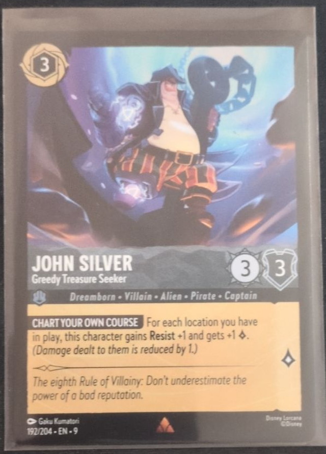 John Silver — Disney Lorcana Promo Cards