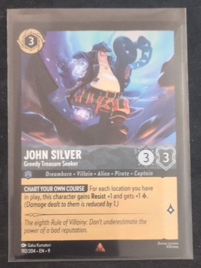 John Silver — Disney Lorcana Promo Cards
