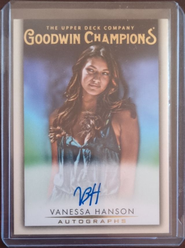 Vanessa Hanson — 2021 Upper Deck Goodwin Champions - Autographs