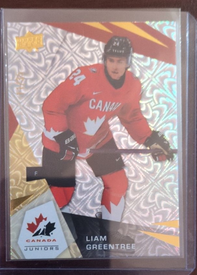 Liam Greentree — 2026 Team Canada Juniors - Gold Foil SSP (unnumbered)