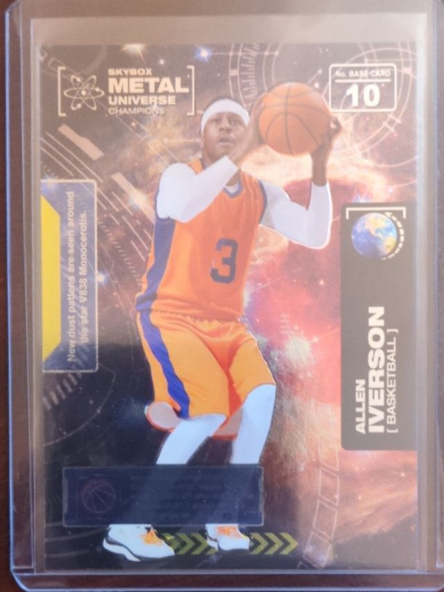 Allen Iverson — 2021 SkyBox Metal Universe Champions