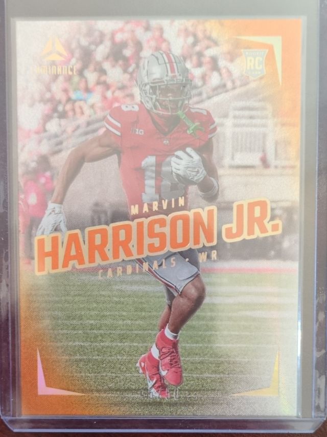 Marvin Harrison Jr. — 2024 Panini Luminance - Orange
