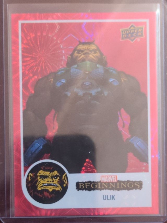 Ulik — 2022 Upper Deck Marvel Beginnings Volume 2, Series 1 - Red Supernova