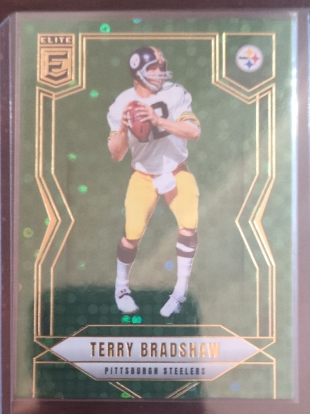 Terry Bradshaw — 2025 Donruss Elite - Green Disco