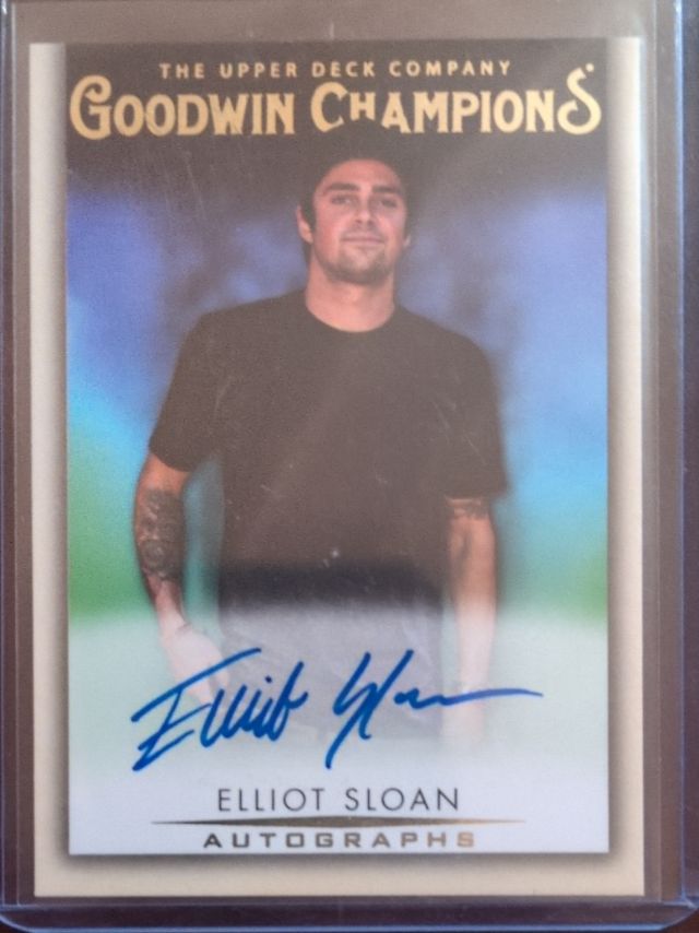 Elliot Sloan — 2021 Upper Deck Goodwin Champions - Autographs