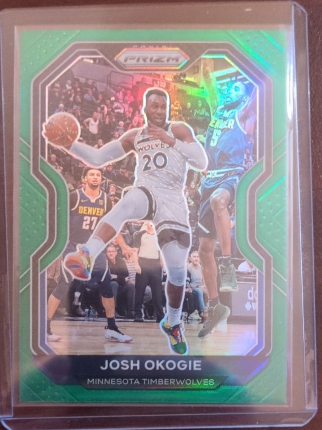 Josh Okogie — 2020-21 Panini Prizm - Green Prizms