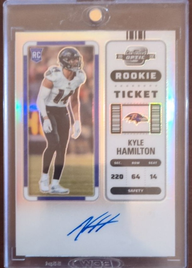 Kyle Hamilton — 2022 Panini Contenders - Rookie Ticket RPS Showcase