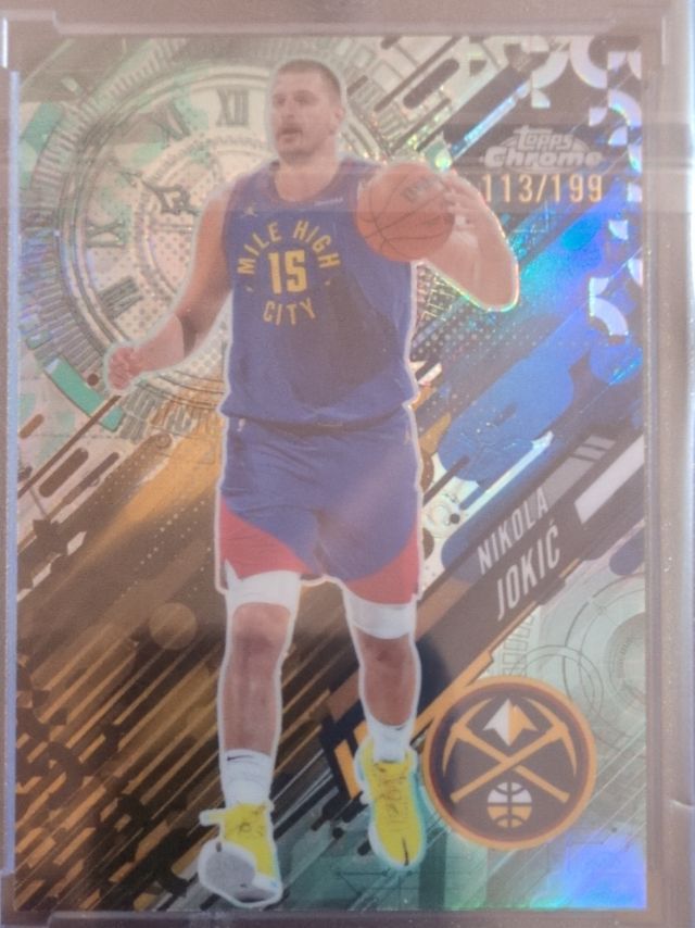 Nikola Jokić — 2025-26 Topps Chrome - Go Time Aqua Refractor
