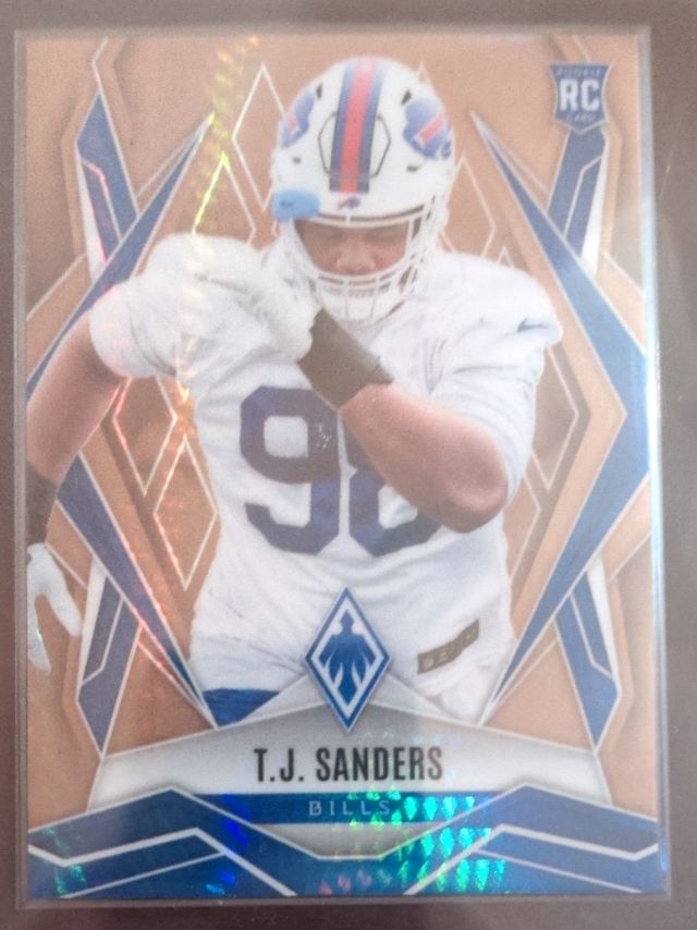 T.J. Sanders — 2025 Panini Phoenix - Bronze Hyper Prizm