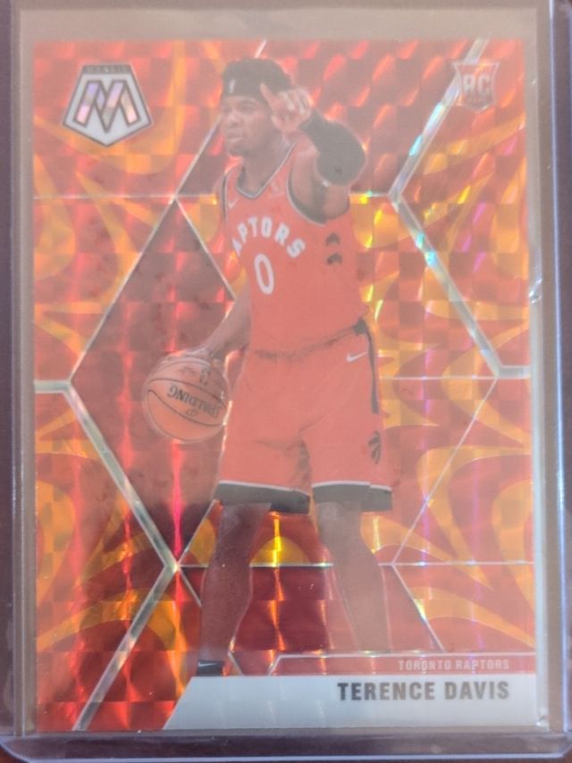 Terence Davis — 2019-20 Panini Mosaic - Reactive Orange