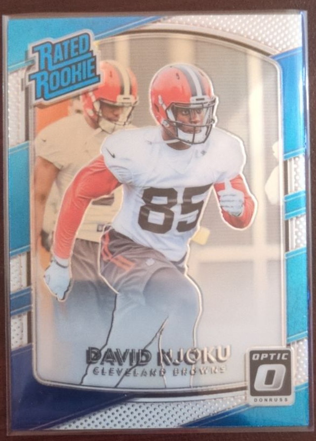 David Njoku — 2017 Donruss Optic - Holo