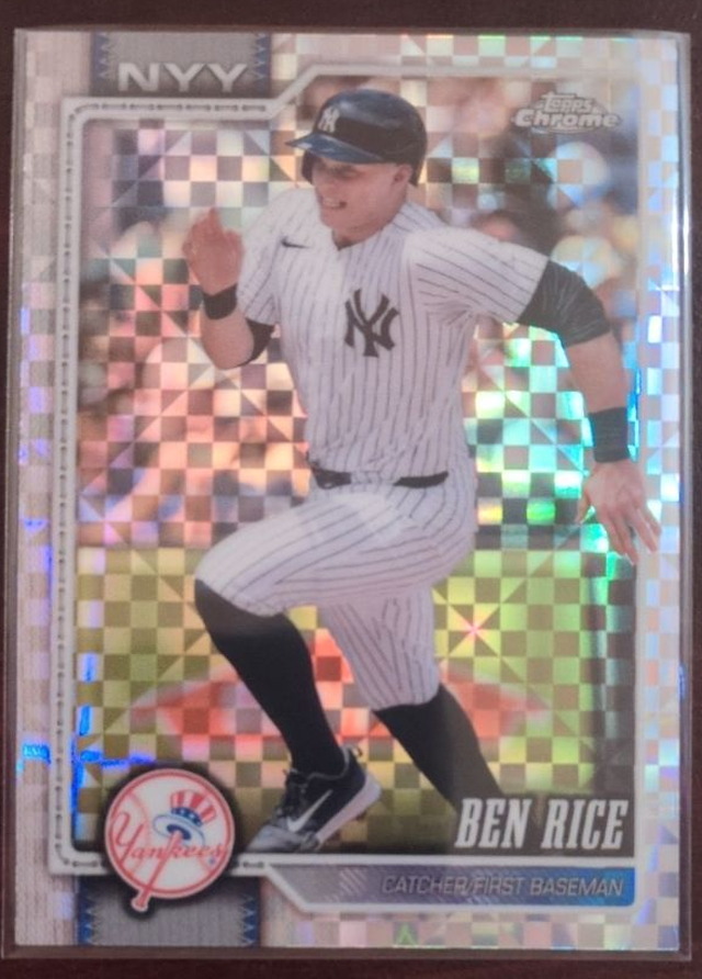Ben Rice — 2026 Topps Chrome - X-Fractors