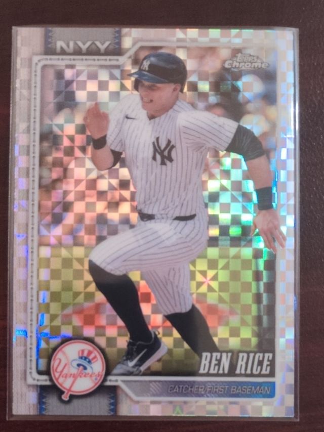 Ben Rice — 2026 Topps Chrome - X-Fractors