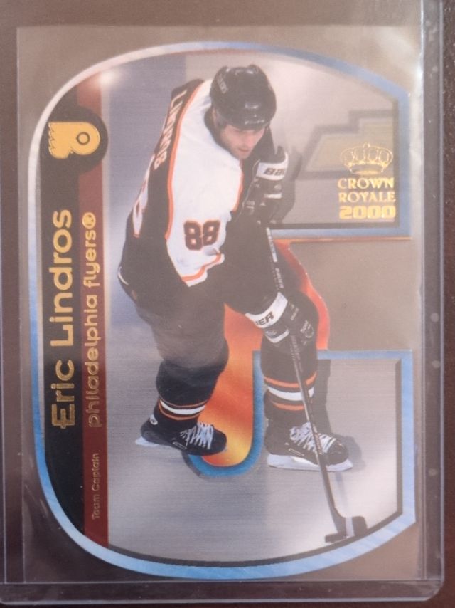 Eric Lindros — 1999-00 Pacific Crown Royale - Team Captain Die Cuts