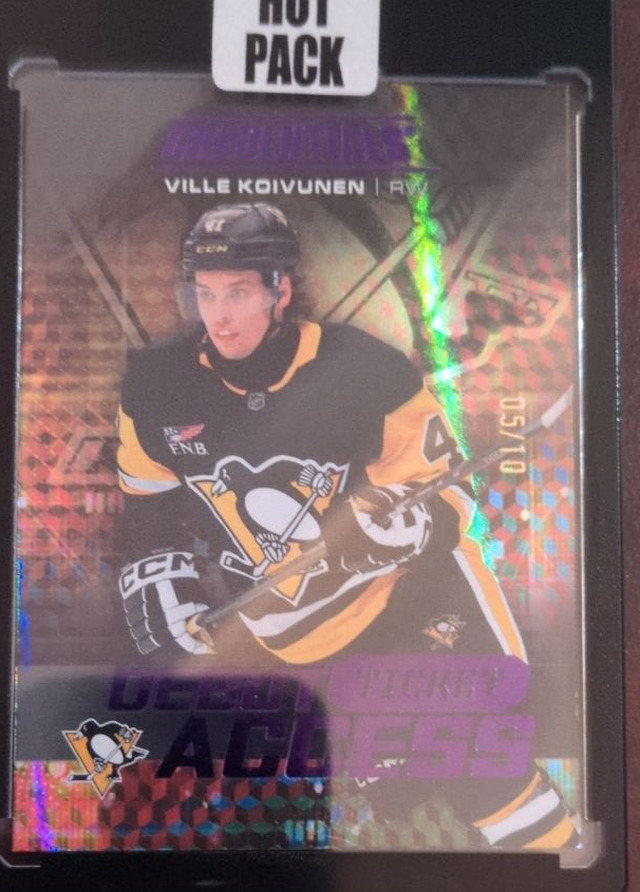 Ville Koivunen — 2025-26 Upper Deck Credentials - Purple