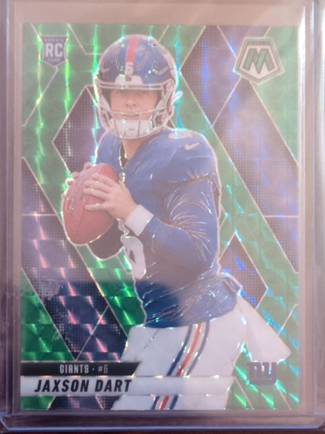 Jaxon Dart — 2025 Panini Mosaic - Green parallel RC