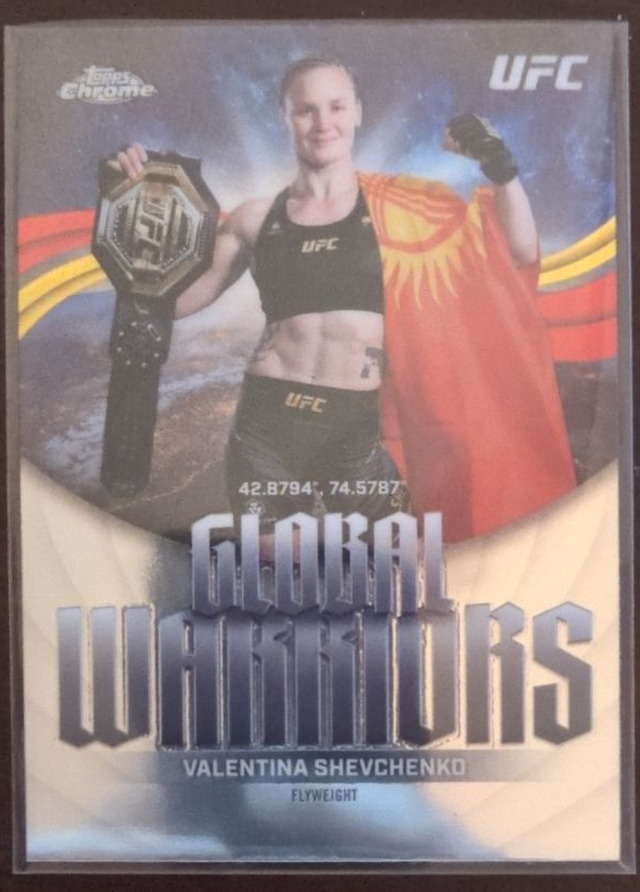 Valentina Shevchenko — 2026 Topps Chrome UFC - Global Warriors