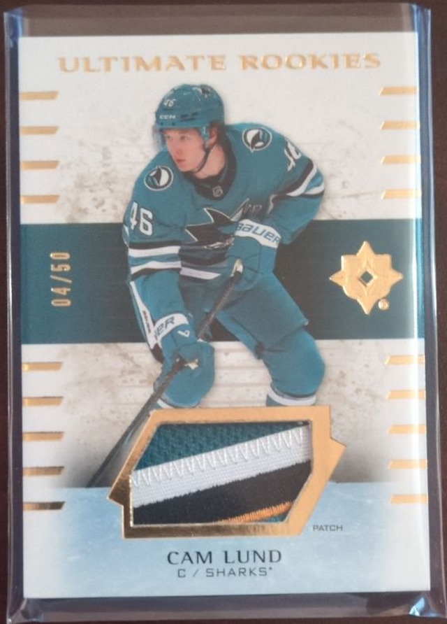 Cam Lund — 2025-26 Upper Deck Ultimate Collection - Ultimate Rookies Patch